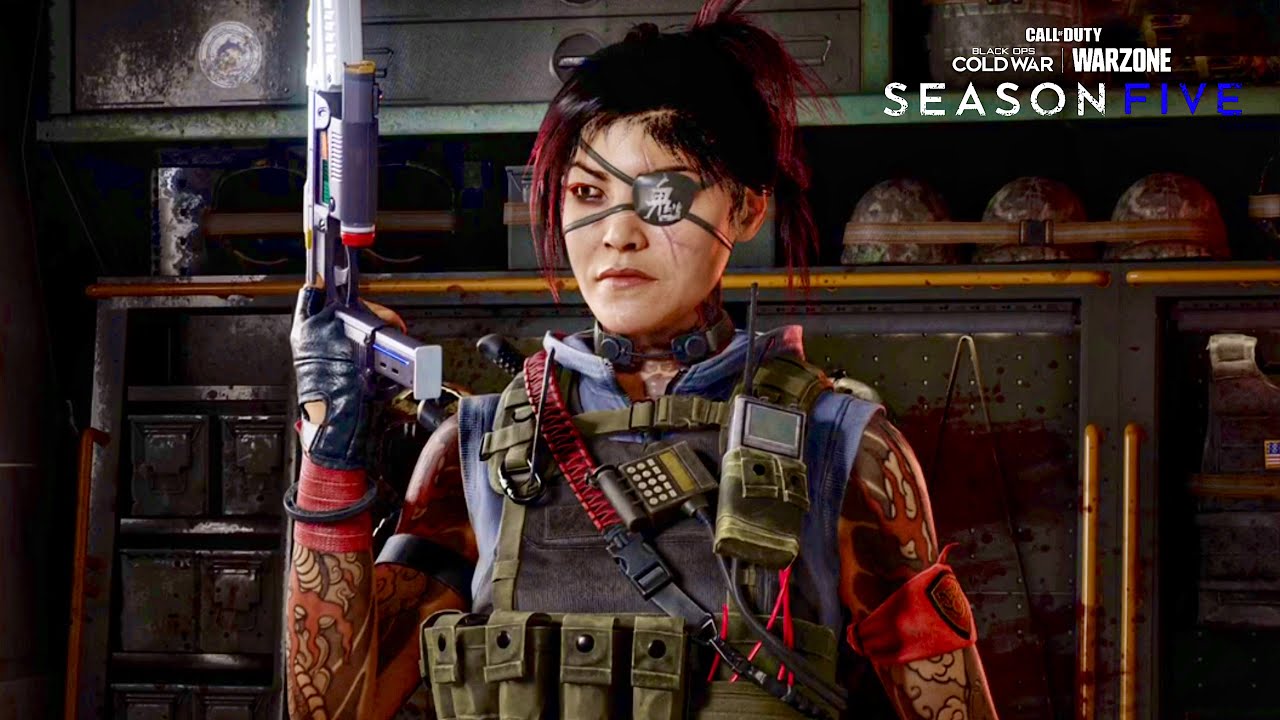 KITSUNE BIO & OPERATOR INTRO CUTSCENE SEASON 5 Black Ops Cold War