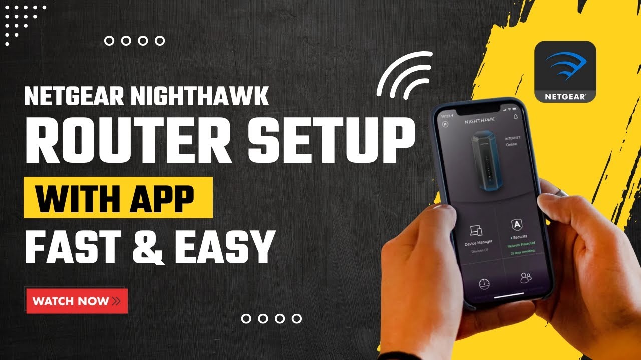 Nighthawk Router Settings NETGEAR Nighthawk Router Setup with App Fast & Easy - YouTube