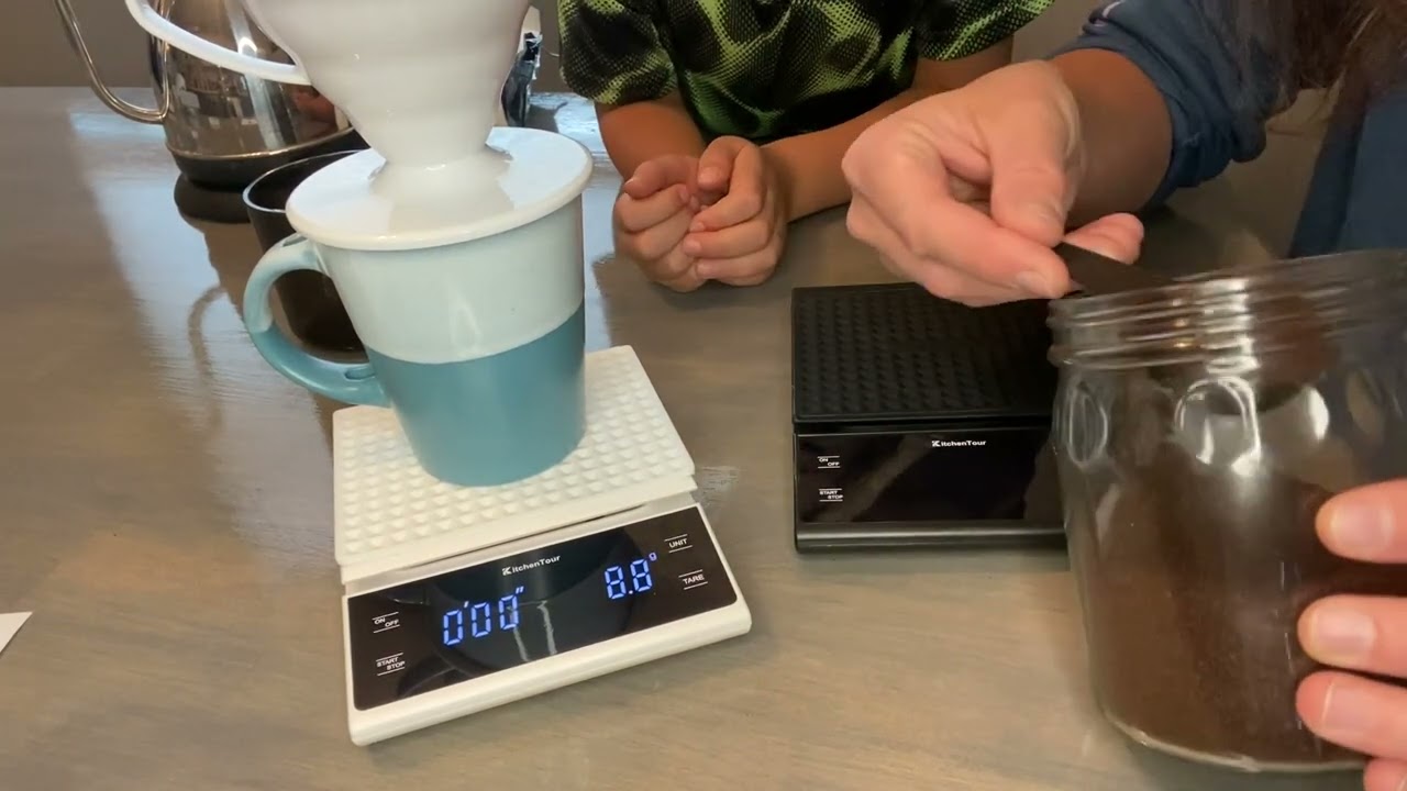 Review of KitchenTour Coffee Scale with Timer - Digital Multifunction  Weighing Scale 