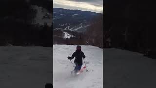 flawless telemark skiing technique
