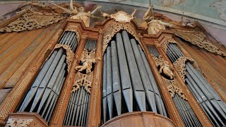 The 1737 Baumeister Organ at Maihingen Cloister | Unaltered Baroque Sound | Bálint Karosi