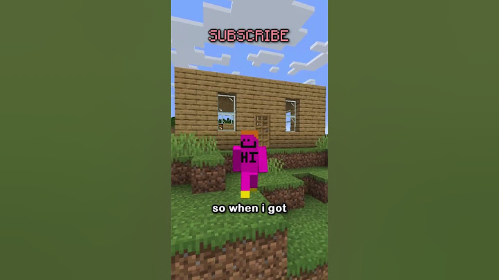 The First Minecraft World