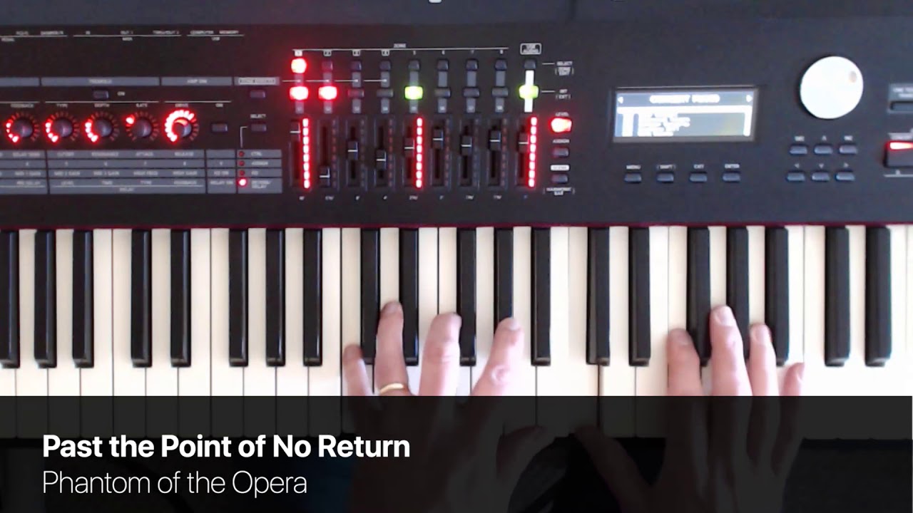 Past The Point Of No Return - Phantom of the Opera - Piano Cover - YouTube