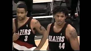 Portland Trail Blazers vs Vancouver Grizzlies (08-02-1999) NBA season 1998-1999 Full game