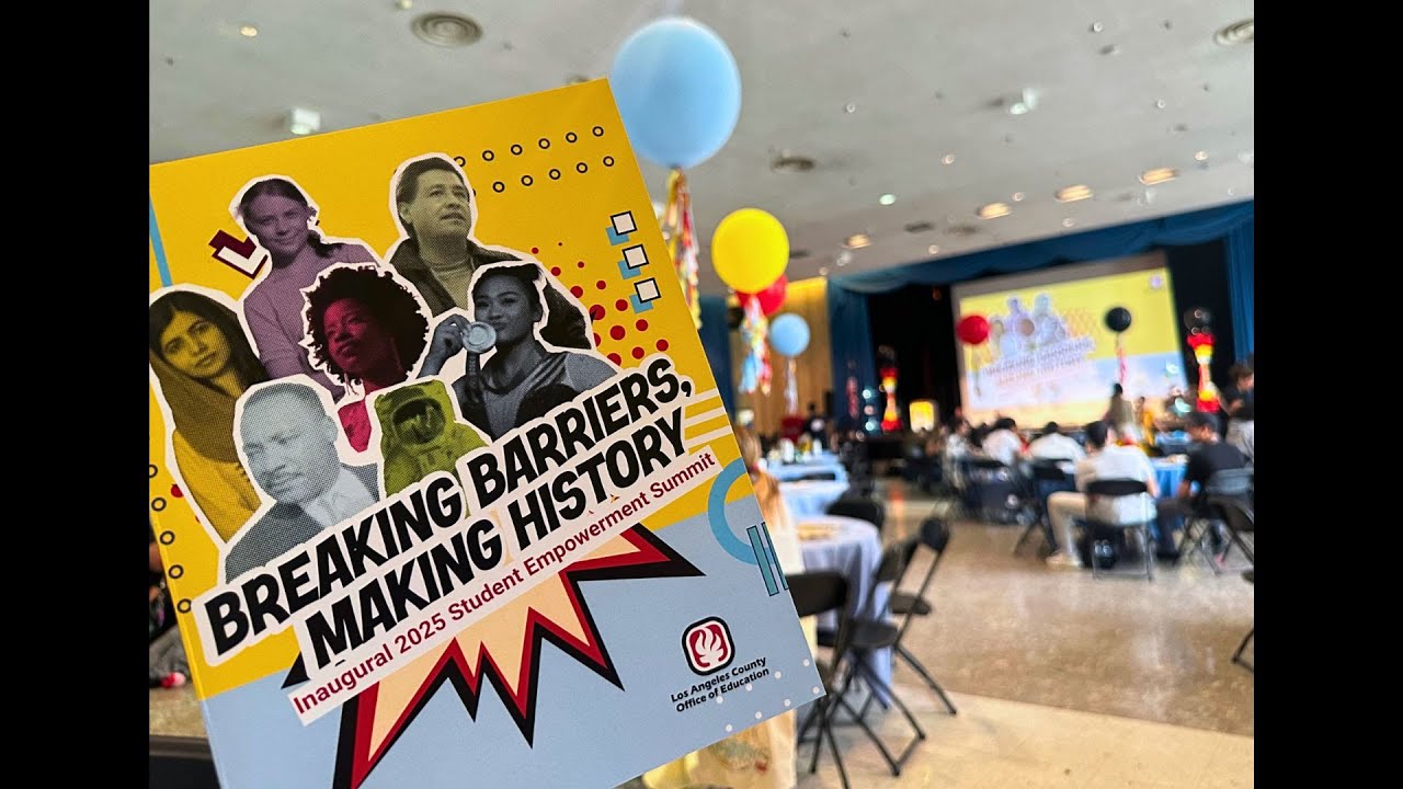 AUSD SAC at LACOE's Student Empowerment Summit (360-degree photo booth)