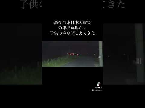 【心霊】東日本大震災の津波跡地から子供の声が聞こえてきた【アヤハル心霊】
