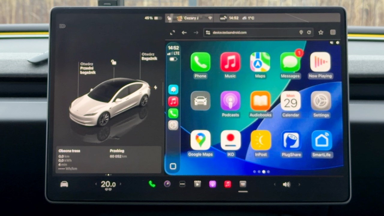 Bezprzewodowy CarPlay i AndroidAuto - Recenzja TeslaAndroid (2nd Gen) + Rozdanie!