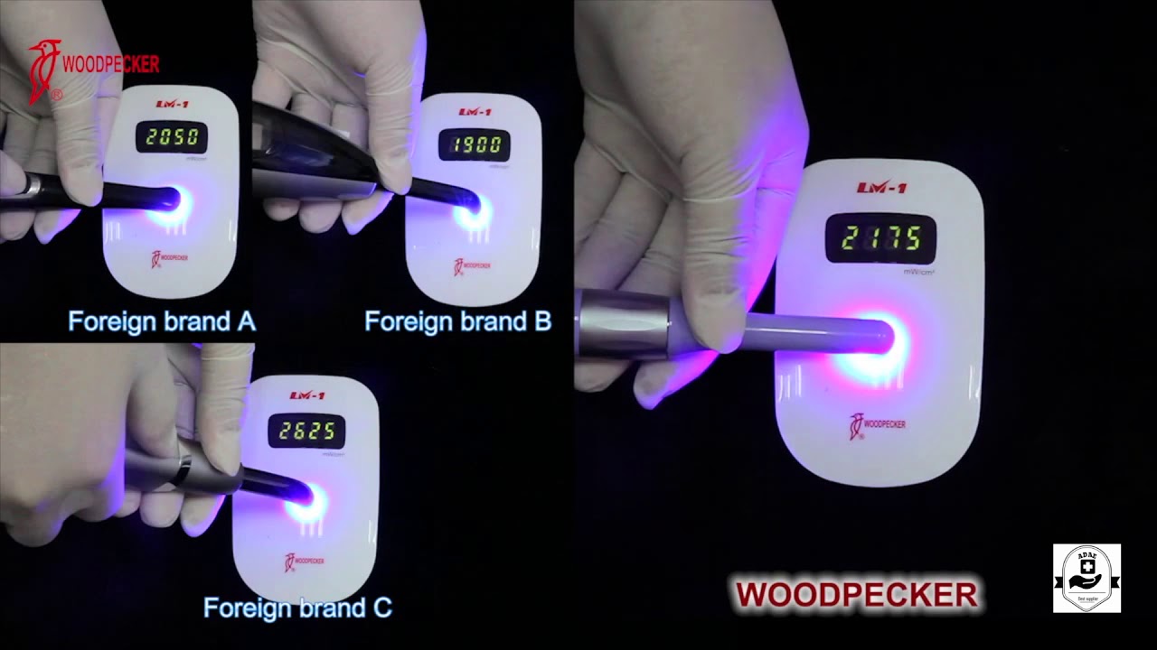 Woodpecker 1 second iLed curing light YouTube