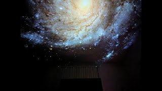 Pinwheel Galaxy Projected By Homestar Flux Projector And Miller Engineering Disc Onto The Ceiling