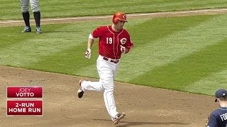 TB@CIN: Votto gives Reds lead back with two-run homer