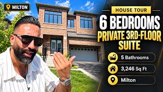 This Milton Home Has 6 Bedrooms + a Private 3rd-Floor Suite! 😳 | 3,246 Sq Ft