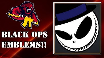COD Black Ops - Best Jack Skellington Emblem Tutorial