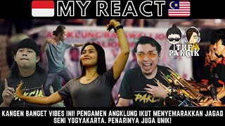 BIKIN NGAKAK LIHAT COWOK MENARI! ANGKLUNG RAJAWALI MALIOBORO