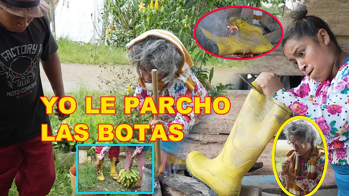 Me hice pasar por abuelita para parchar unas botas.