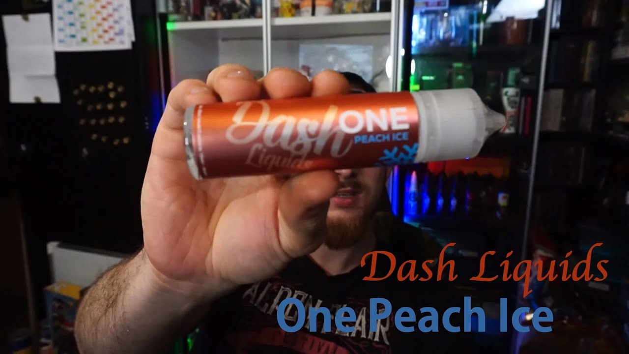 Dash Liquids One Peach Ice Aroma Geschmack Test