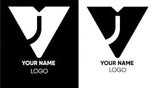 How To Make V J Name Logo || PixelLab screenshot 1