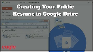 Creating Your Public Resume in Google Drive