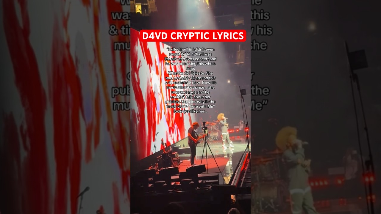 D4VD’s Cryptic Lyrics LIVE in Concert 👀😳 how did we not see this…
