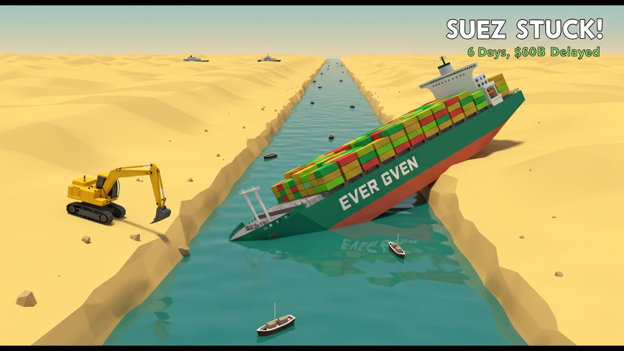 The Ship That Stopped the World — Ever Given & the 6 Day Suez Blockage
