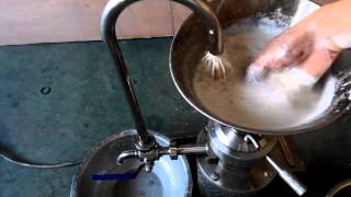 Almonds Milk Processing Machine (with skin) for testing by May Xiang 3,432 views 8 years ago 1 minute, 1 second