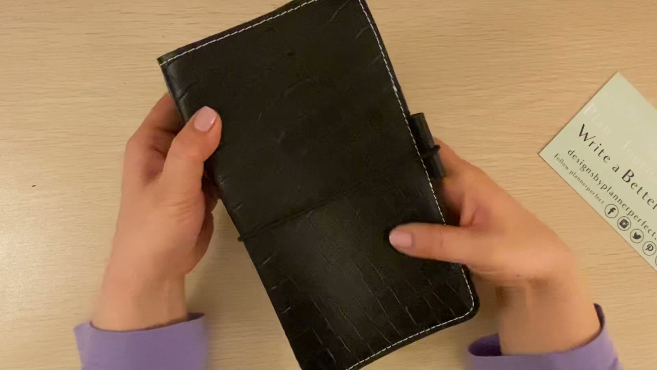 Planner Perfect Isabella Everyday Organized Leather TN in Narrow