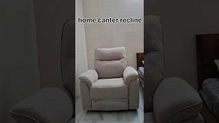 Home Centre Fabric 1-Seater Recliner Soft & Comfortable Recliner Chair For Beige Clr