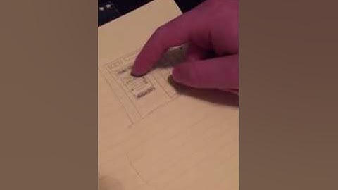 User testing basic wireframe