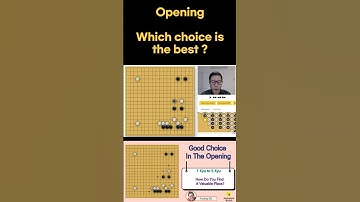Good choice in the opening - #boardgame #onlinego #weiqi #golecture #learngo #asiagame