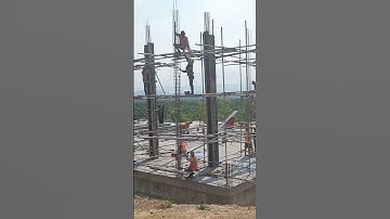 Install formwork for column height 6m Ep03 #design #home #house #constructionworker #construction