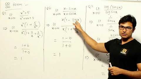 Maths | Calculus | Limits | Example 6 on Calculas Engg Maths  | by ravindra babu ravula