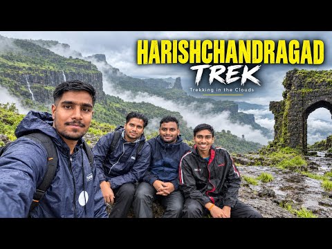 Harishchandragad Trek in Monsoon 🌧️⛰️ | We Got Lost in the Clouds! 😱 | Maharashtra Trek Vlog