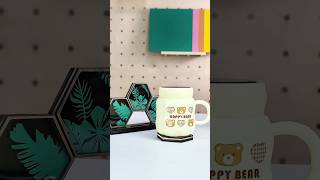 Monstera Leaves Decor With Creatorally Colored Plywood Stylish Art Coaster Diy