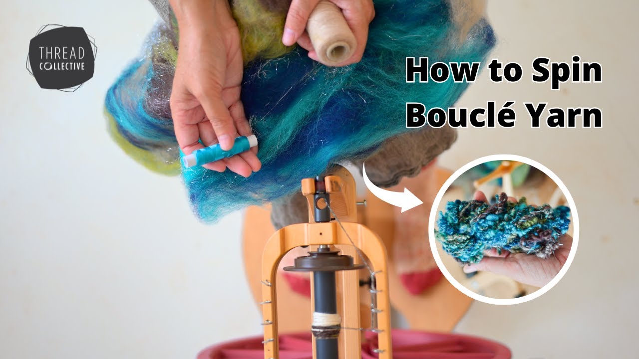 How to Spin Boucle Yarn: A Step-by-Step Guide - YouTube