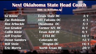 Texas college football coaches odds of becoming next Oklahoma State head coach