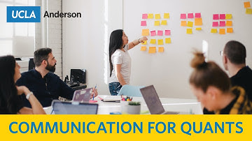 A Special Communication Class, Just For Quants