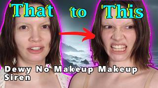 Model Makeup with a twist (the twist is Siren inspo)