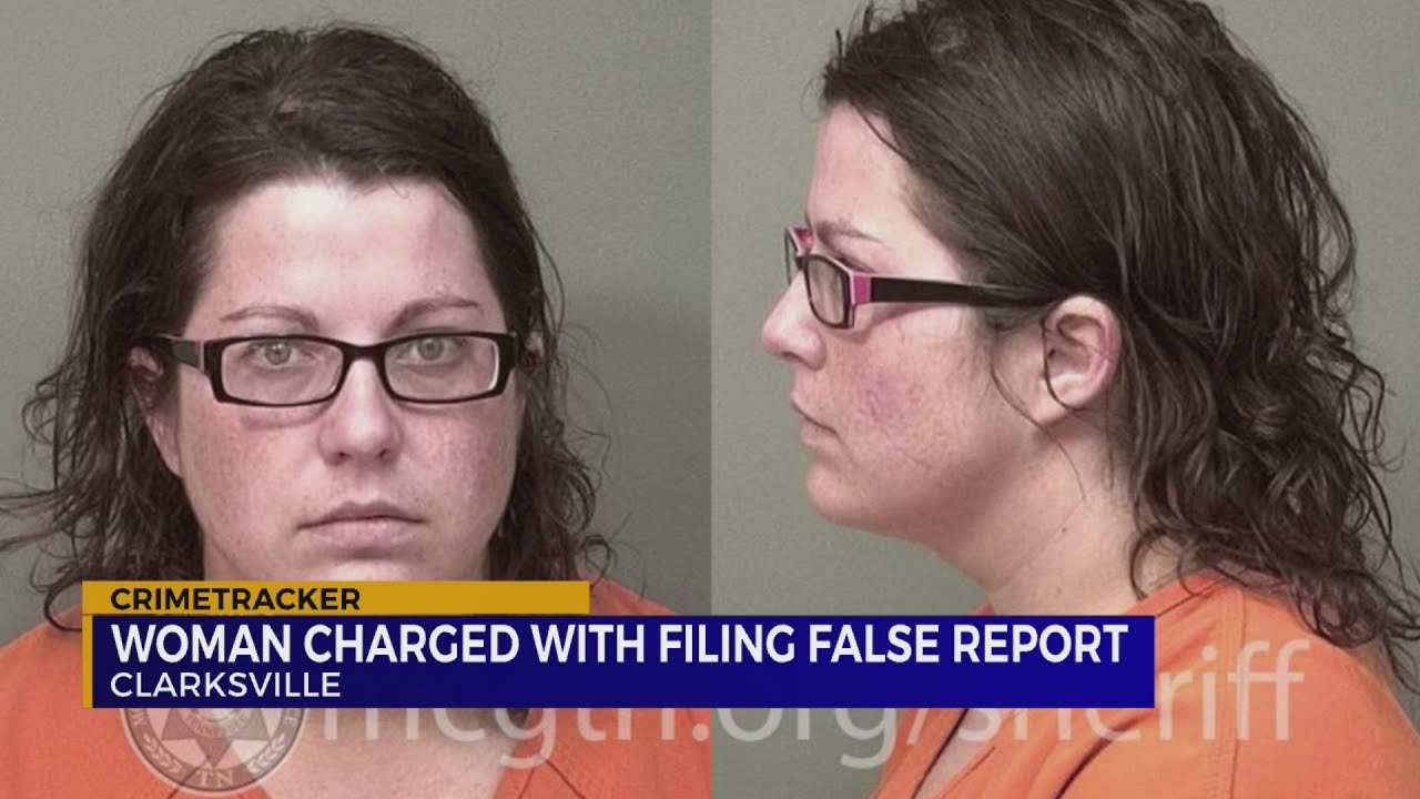 Woman charged with filing false report - YouTube