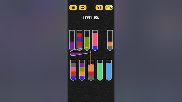 Water Sort Puzzle Level 156 Walkthrough