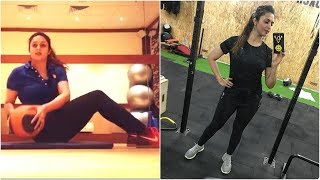 Latest Tv Actress Divyanka Tripathi Workout Video 2018 Bollywood Live