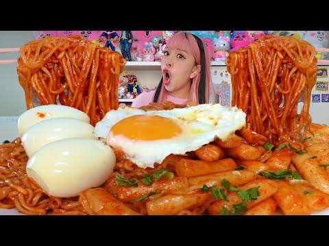 I ate 10 servings of spicy ramen because my boyfriend's mother was