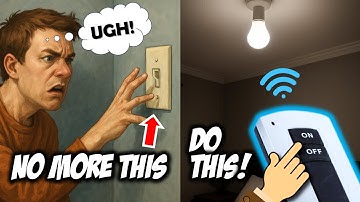 Turn Any Light Into Remote-Controlled in Minutes — No Wiring Needed!