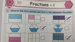 5th stud Term-3 Maths workbook Unit-4 Fraction- I key answers….2025-26