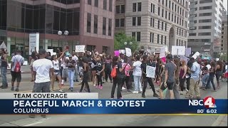Peaceful march and protest