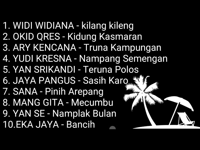 10 LAGU BALI LAWAS / Part 5 (Widiwidiana/Ary kencana/yan srikandi/eka jaya/sana/oqid qres) class=