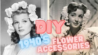 How To Make 1940s Hair Accessories