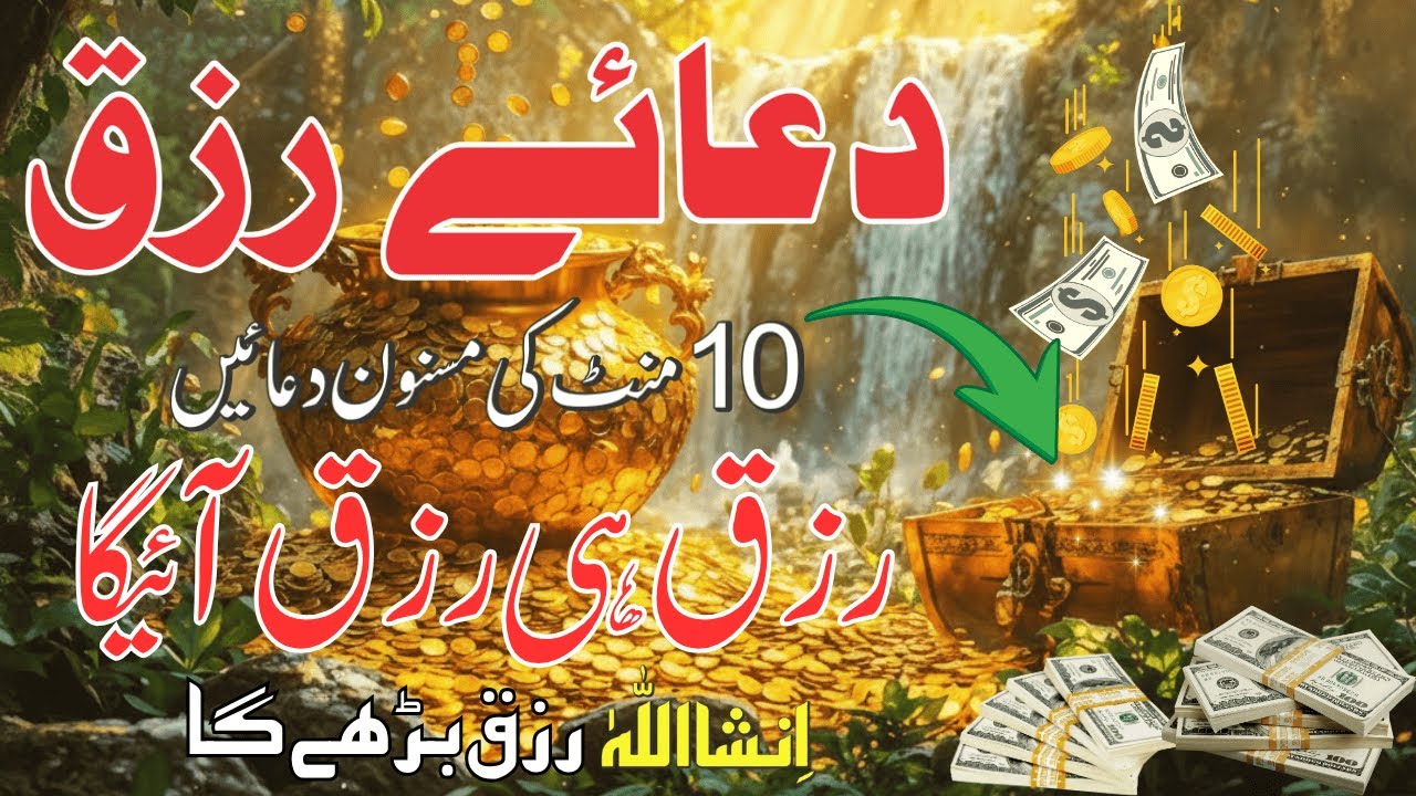 Rizq K Liye Best & Powerful Dua | Dua For Increase Wealth & Money | Rizq Me Izafa Ki Dua | Rizq