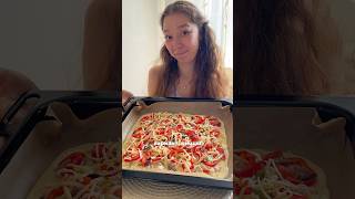 Пицца без замеса теста за 5 минут #easypizza #recepies #pizza #рецепты #заливноетесто #пицца