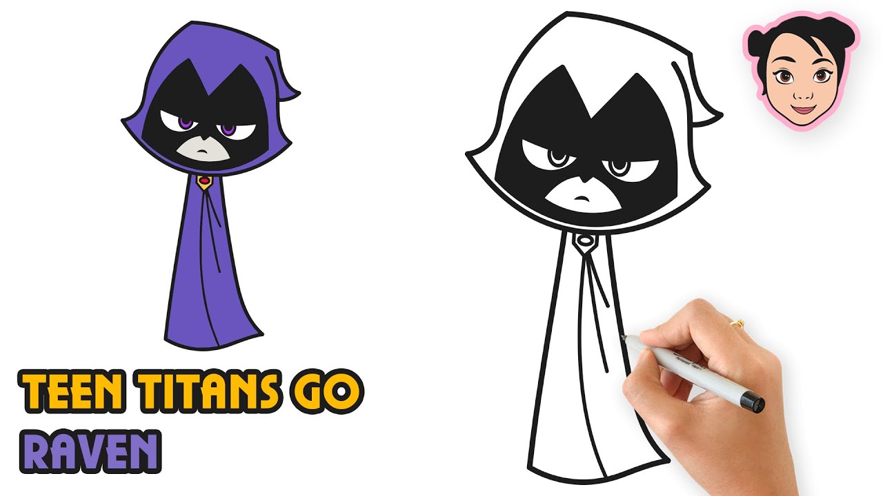 raven #teentitansgo #howtodraw #tutorial #ravena #comodesenhar #artis