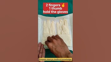 Wearing surgical gloves 🧤 procedure #hospital #medicalstudent #mbbs #shorts #shortsfeed #nursing