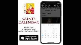 Saints Calendar Mobile App for iOS and Android. screenshot 4